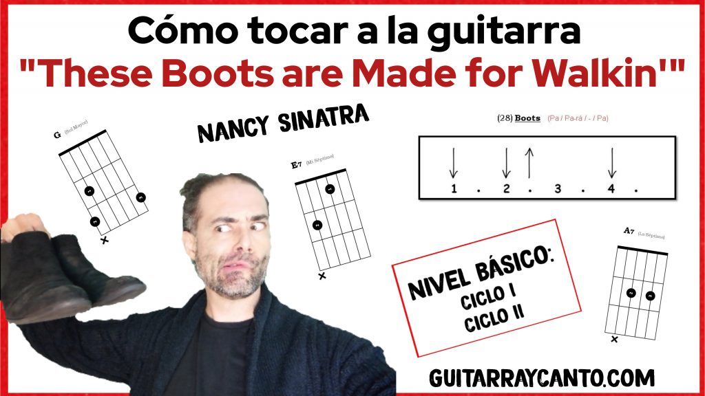 these boots are made for walking acordes