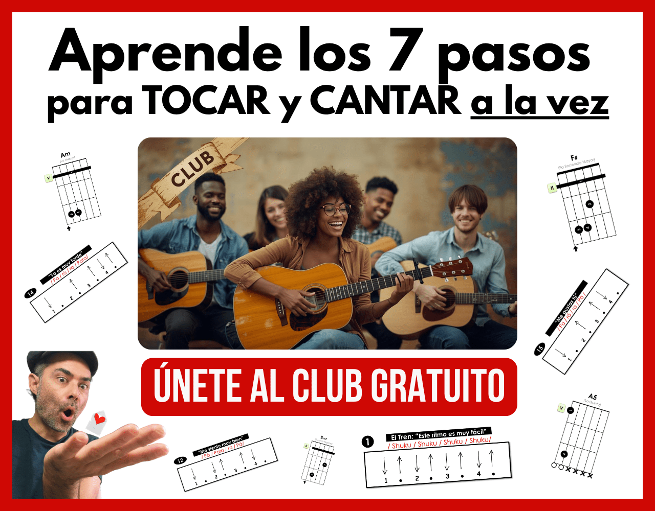 tocar y cantar a la vez